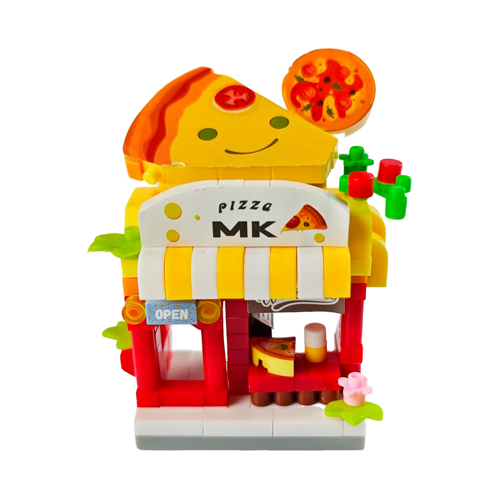 PIZZA SHOP STREET CITY VIEW MINI HOUSE FESTIVAL - 3