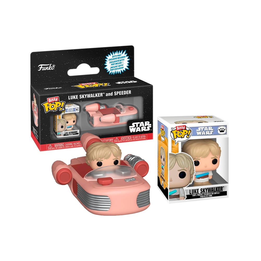 FUNKO POP BITTY RIDE STAR WARS LUKE SKYWALKER WITH SPEEDER - 1