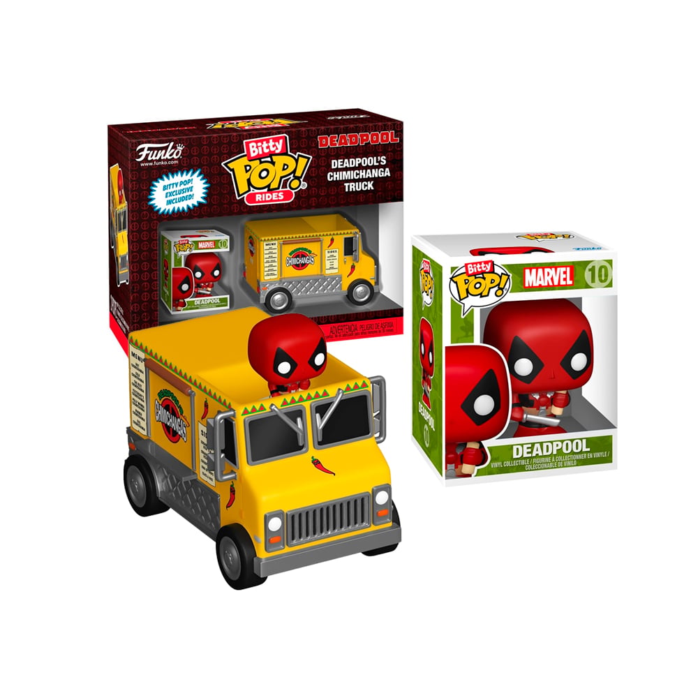 FUNKO POP BITTY RIDE MARVEL DEADPOOL WITH CHIMICHANGA TRUCK - 1