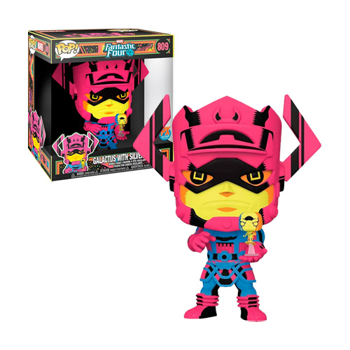 FUNKO POP JUMBO 809 GALACTUS WITH SILVER SURFER PX - 1