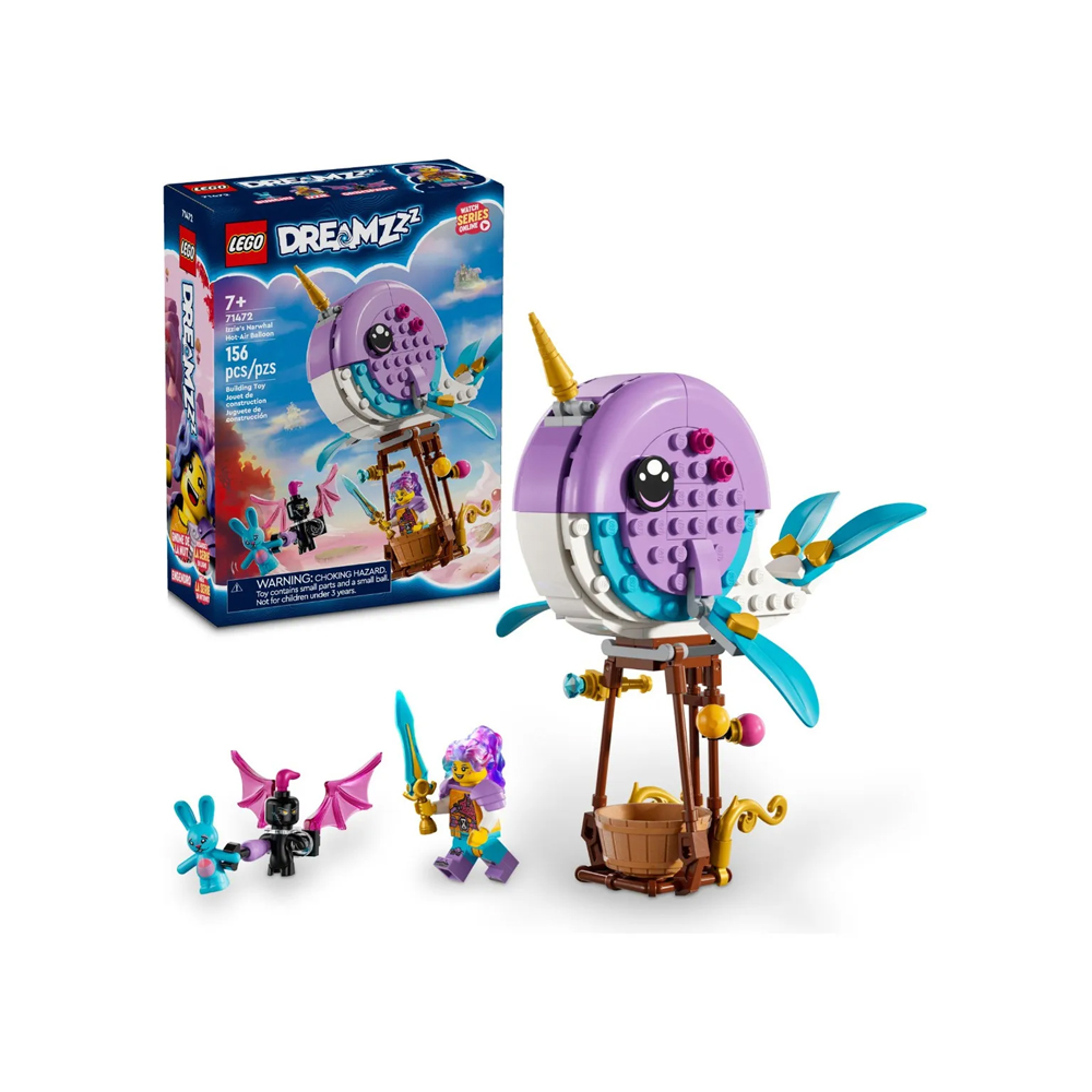 LEGO DREAMZZZ IZZIES NARWHAL HOT AIR BALLOON 71472 - 1