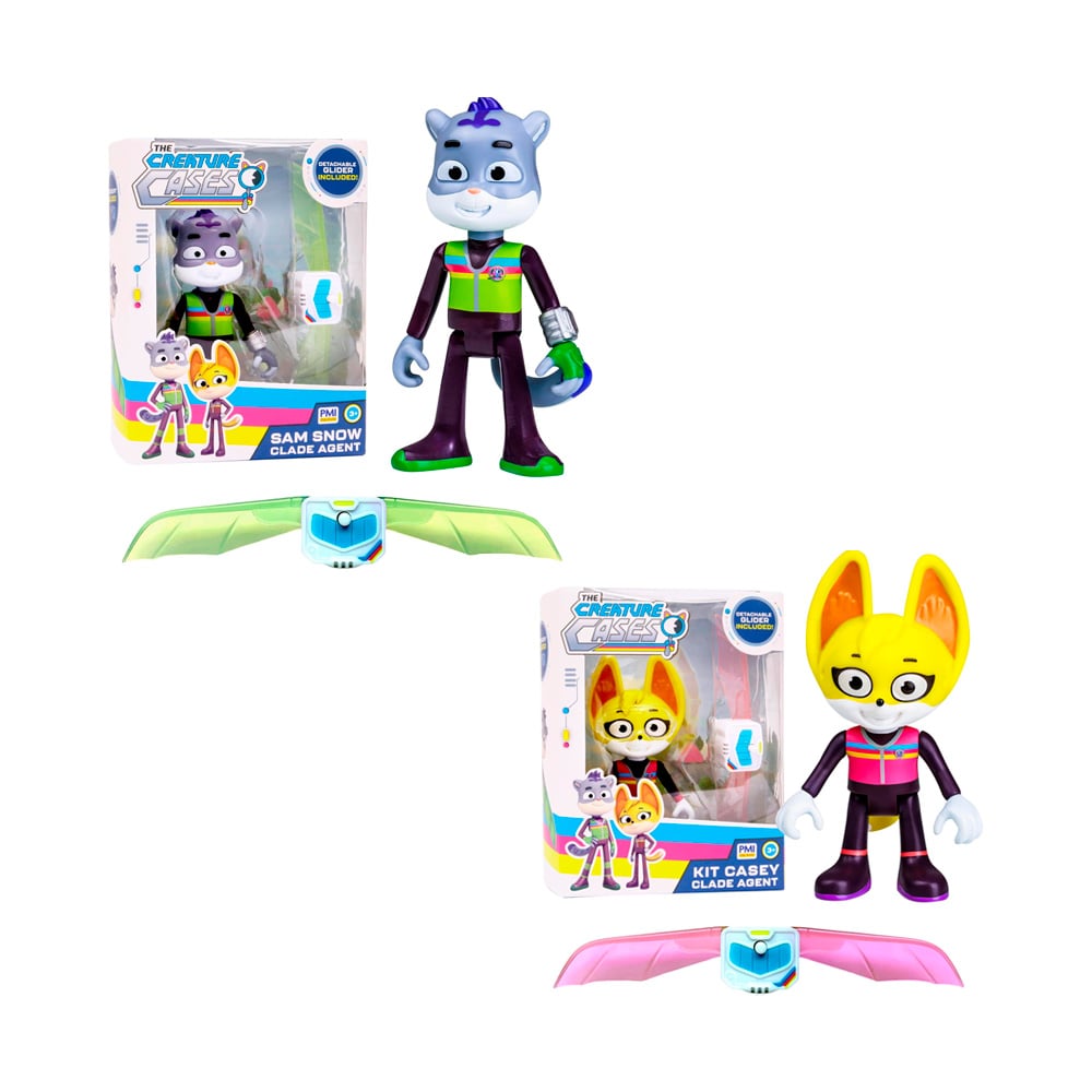 PMI DETECTIVES ANIMALES KIT SAM FIGURAS SET - 1