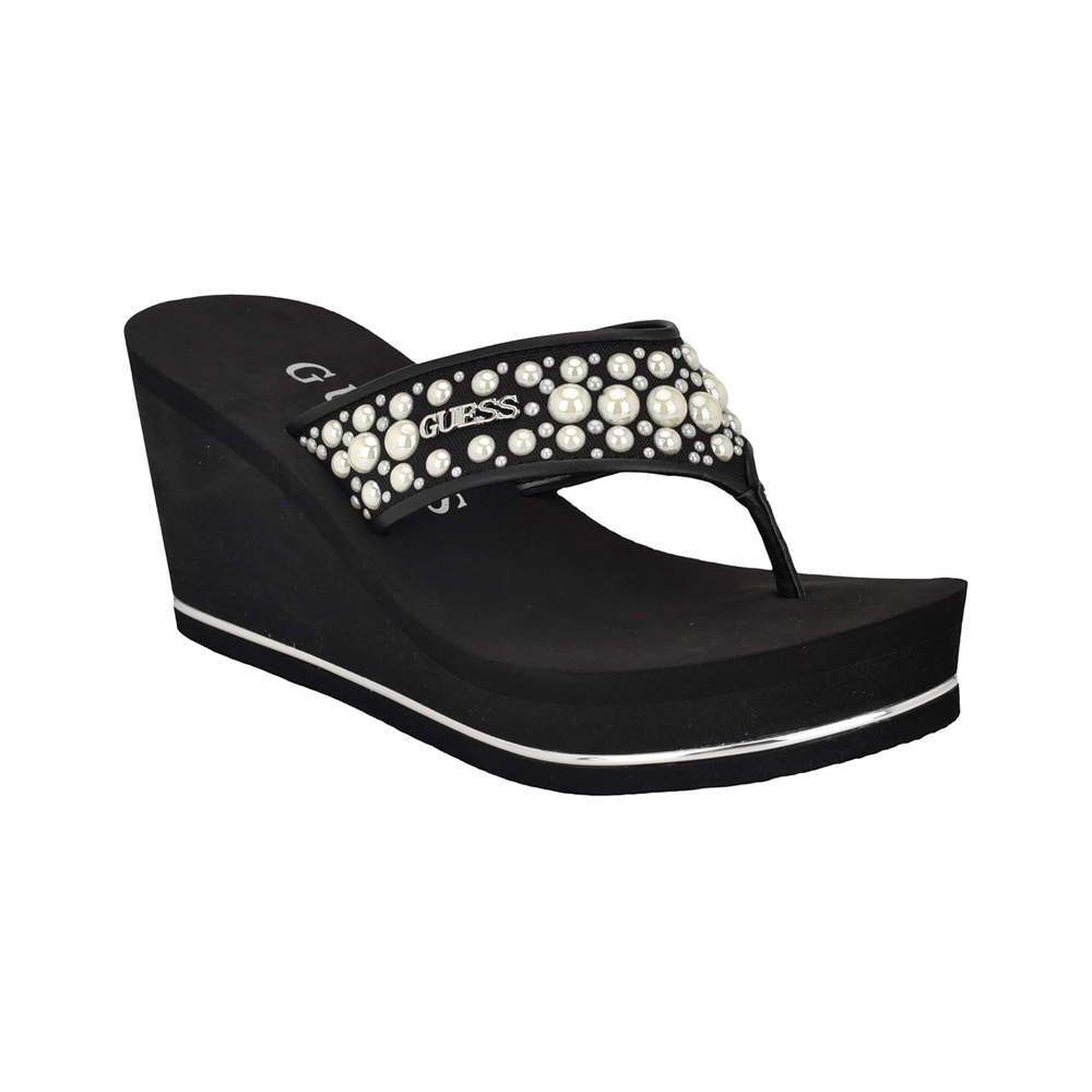 SANDALIA GUESS DAMA SILUS BLACK TALLA 5 - 1