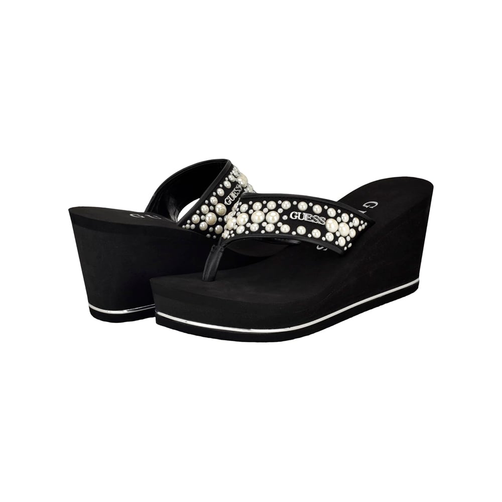SANDALIA GUESS DAMA SILUS BLACK TALLA 5 - 6