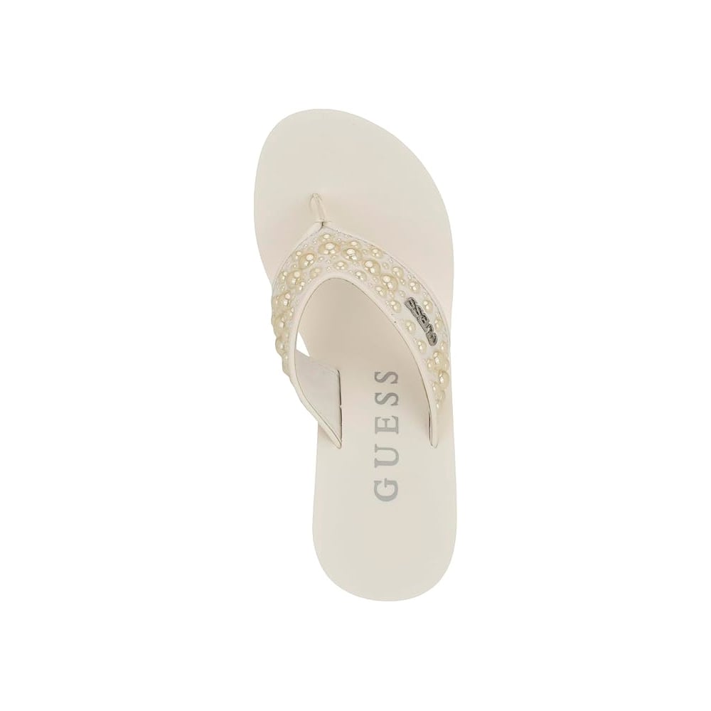 SANDALIA GUESS DAMA SILUS WHITE TALLA 5 - 3