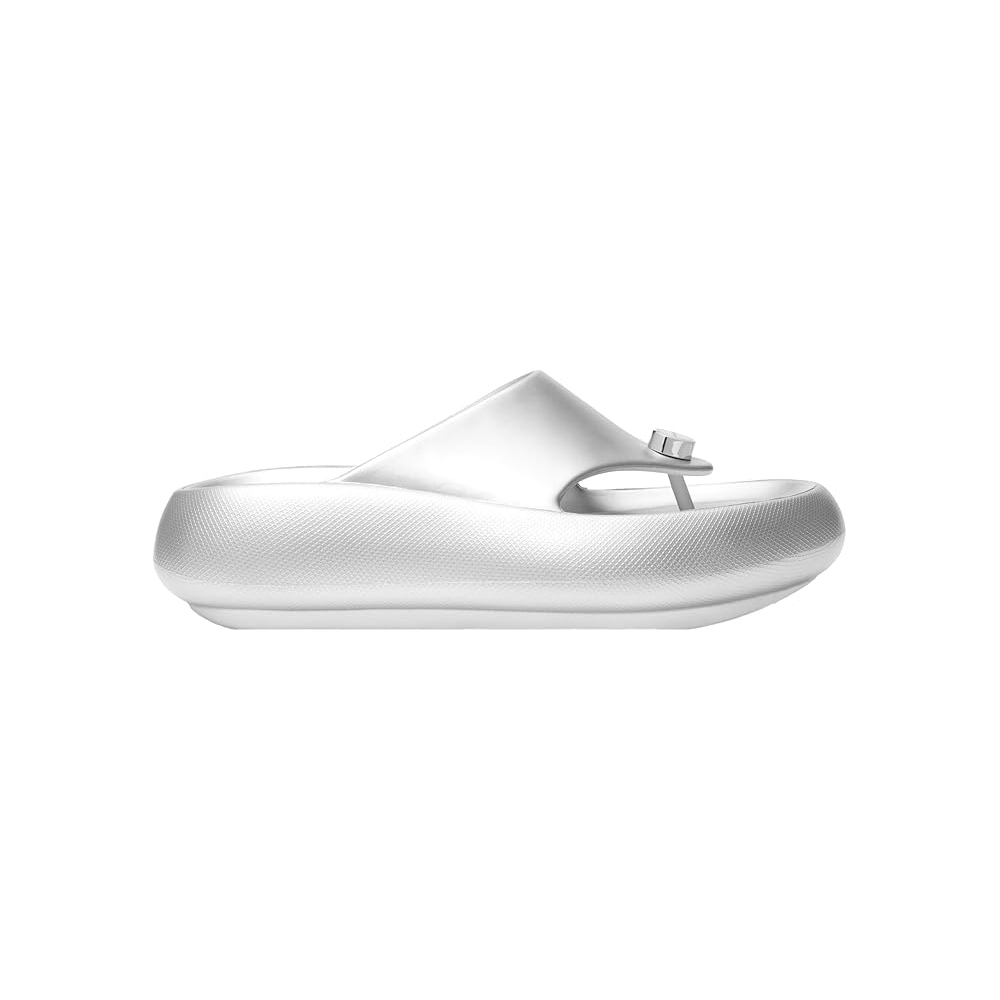 SANDALIA MICHAEL KORS EVA SILVER DAMA TALLA 6 - 4