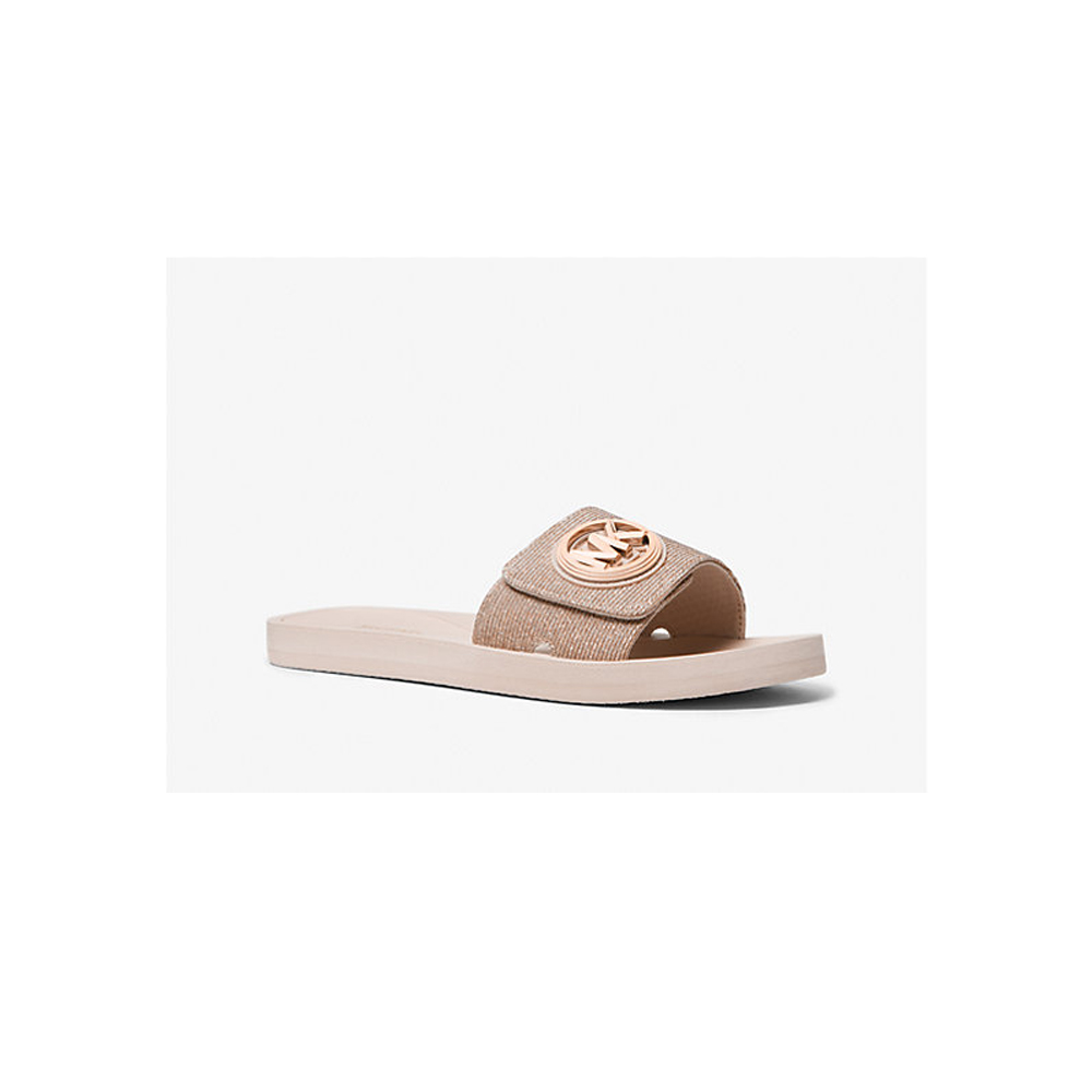 SANDALIA MICHAEL KORS DAMA MK CHARM ROSE GOLD TALLA 6 - 1