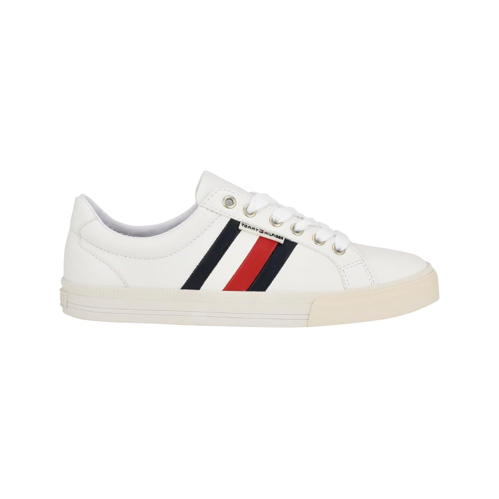 ZAPATILLA TOMMY HILFIGER DAMA LIGHTZ WHITE TALLA 5 5 - 1