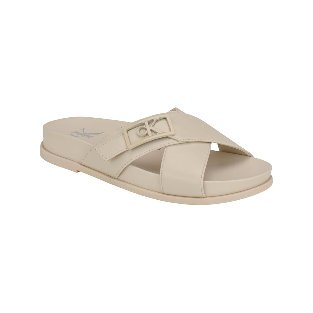SANDALIA CALVIN KLEIN DAMA EANDRIA IVORY TALLA 5 5 - 1