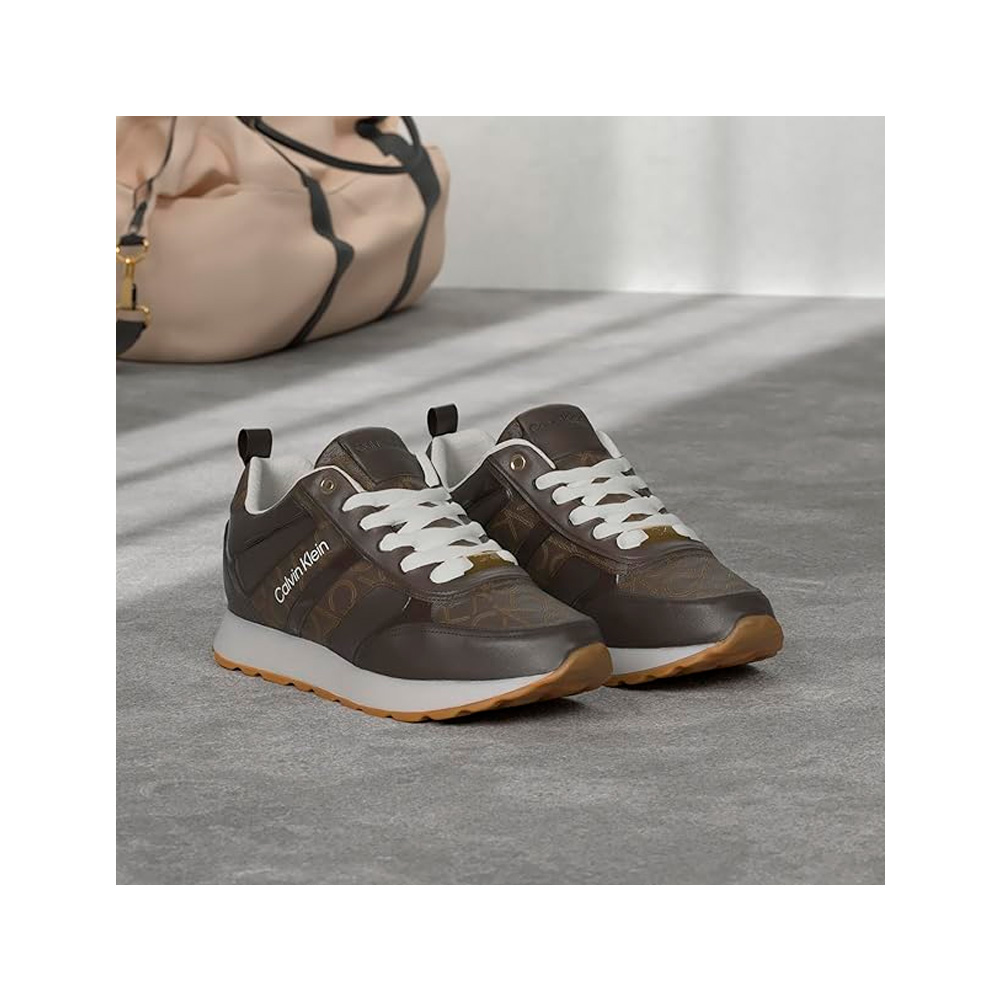 ZAPATILLA CALVIN KLEIN DAMA CARLLA BROWN TALLA 5 5 - 6