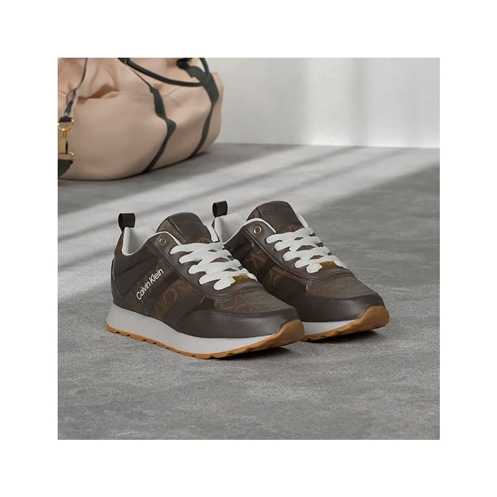 ZAPATILLA CALVIN KLEIN DAMA CARLLA BROWN TALLA 6 - 6