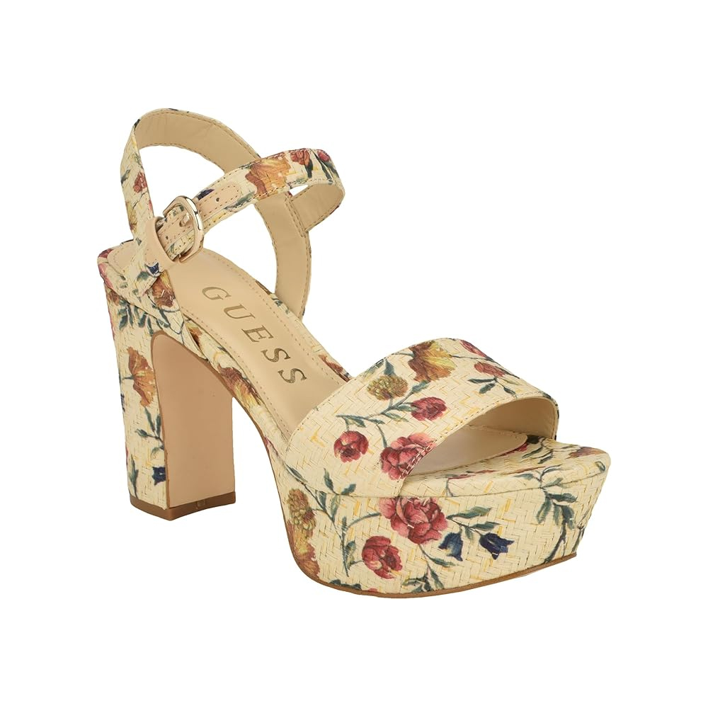 SANDALIA GUESS DAMA HALDEM FLORES TALLA 6 - 1