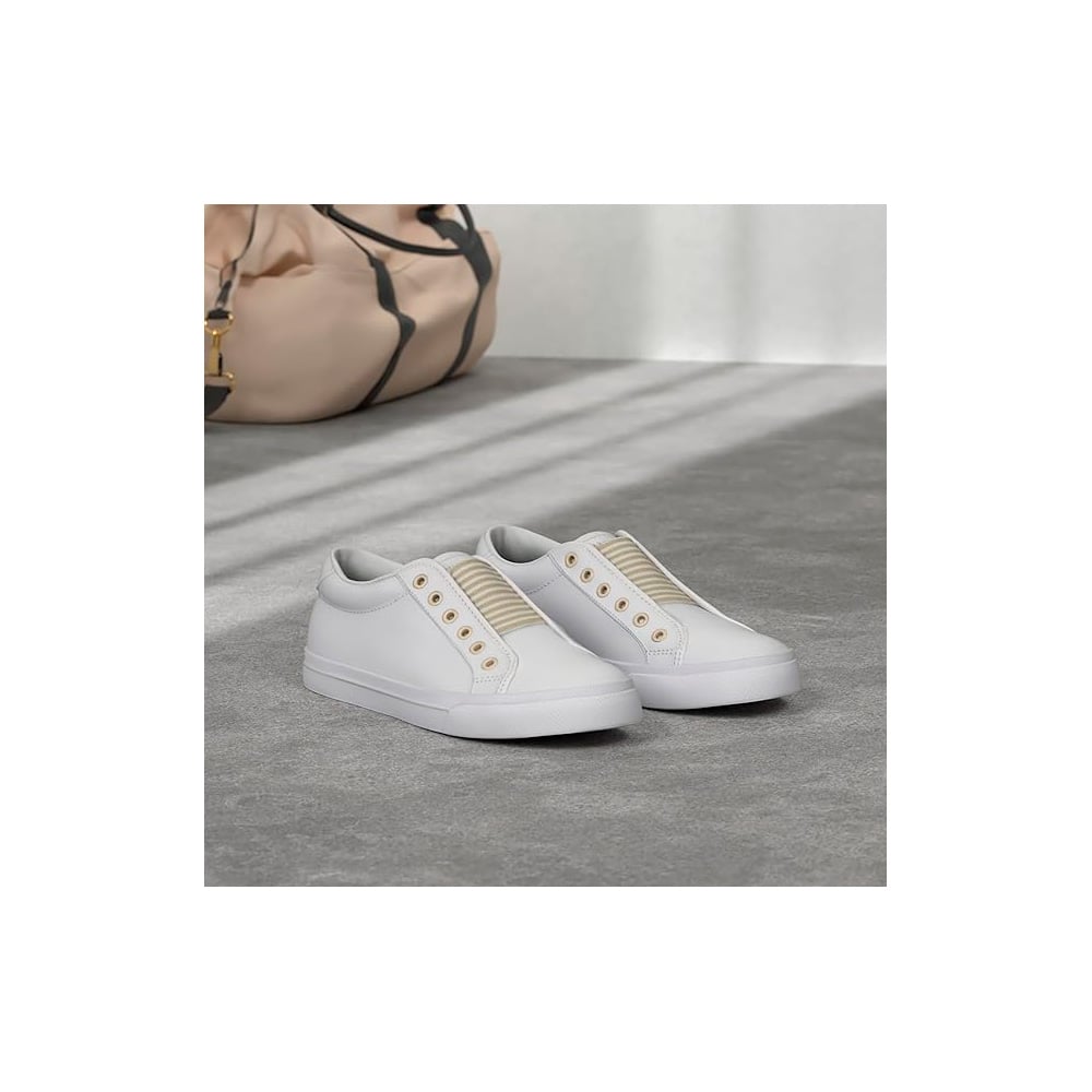 ZAPATILLA TOMMY HILFIGER DAMA LAVEN WHITE TALLA 5 5 - 3