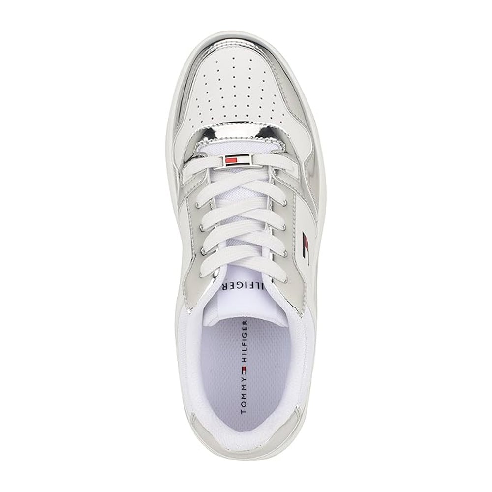 ZAPATILLA TOMMY HILFIGER DAMA TWIGYE WHITE SILVER TALLA 5 5 - 3