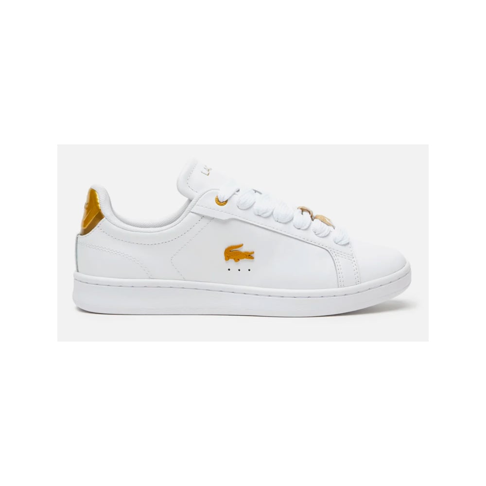 ZAPATILLA LACOSTE DAMA CARNABY WHITE GOLD TALLA 5 - 1