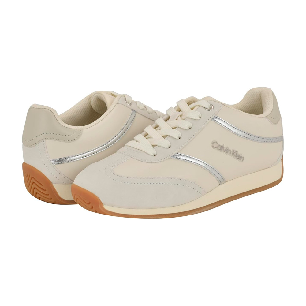 ZAPATILLA CALVIN KLEIN DAMA AVYENNA IVORY TALLA 7 - 6