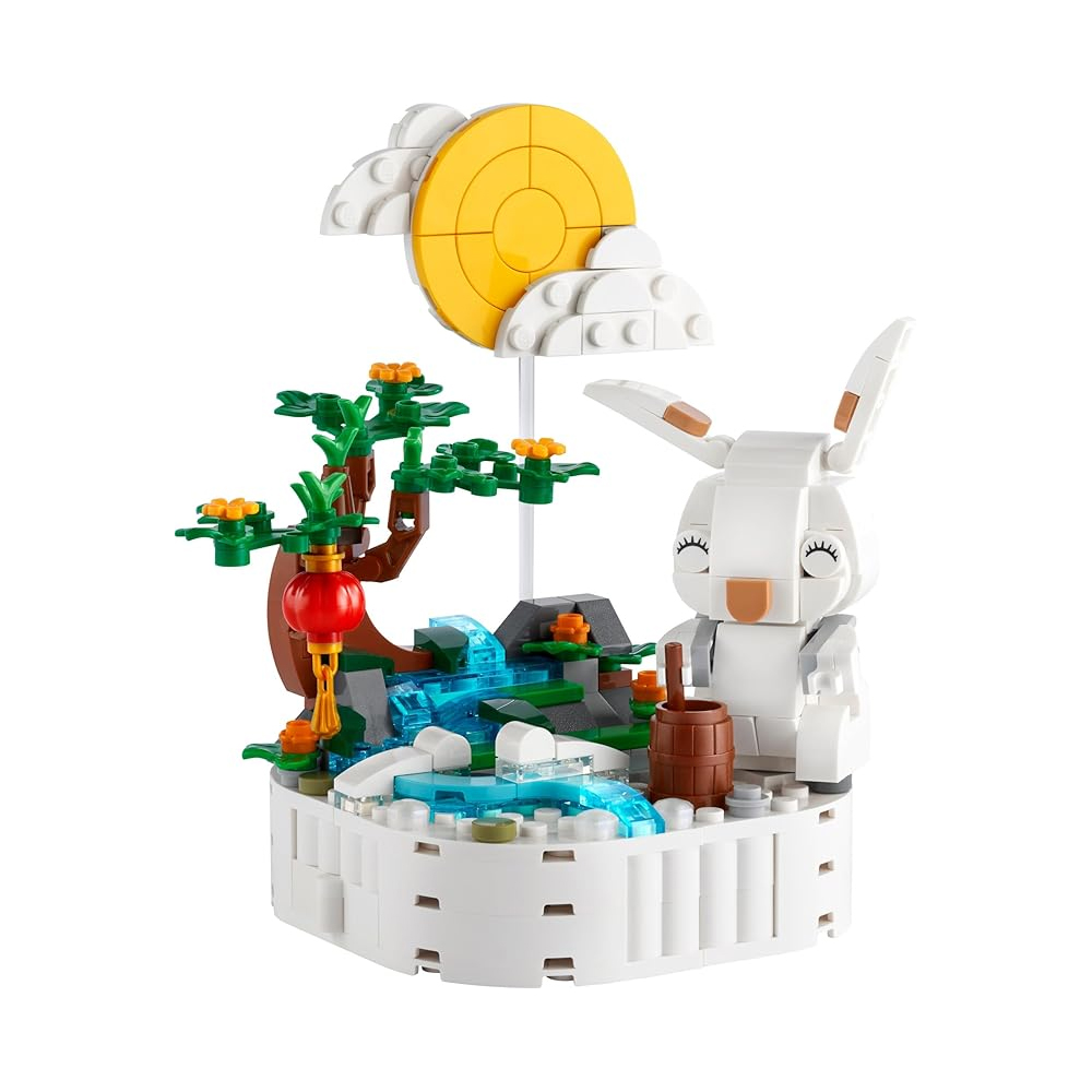 LEGO JADE RABBIT BUILDING TOY SET 40643 - 4
