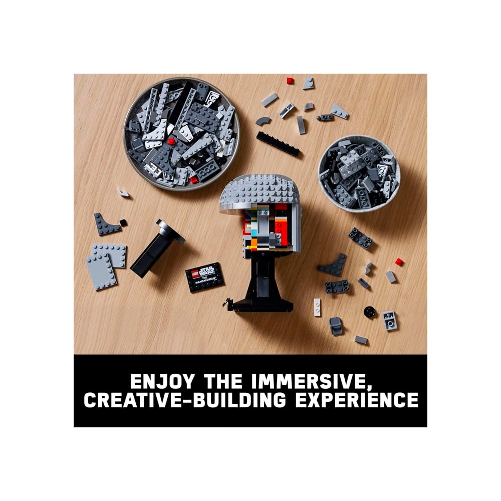 LEGO STAR WARS THE MANDALORIAN HELMET 75328 - 4