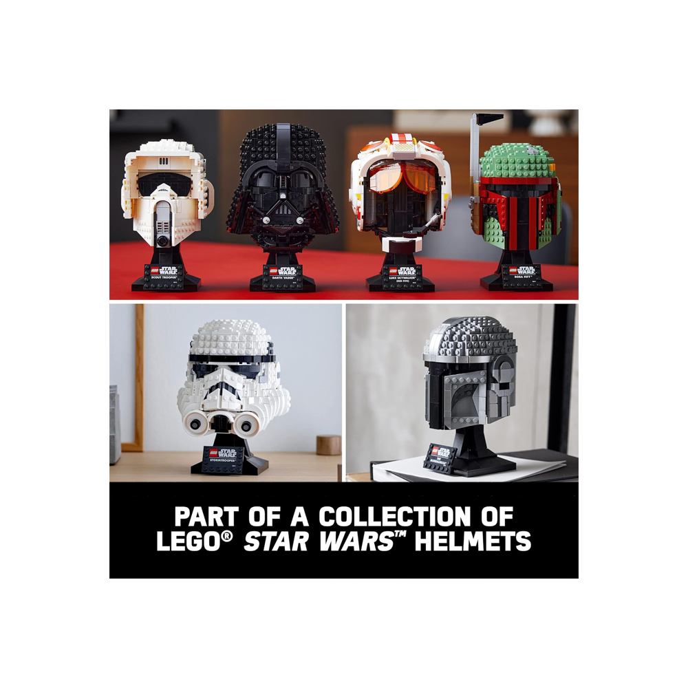 LEGO STAR WARS THE MANDALORIAN HELMET 75328 - 6