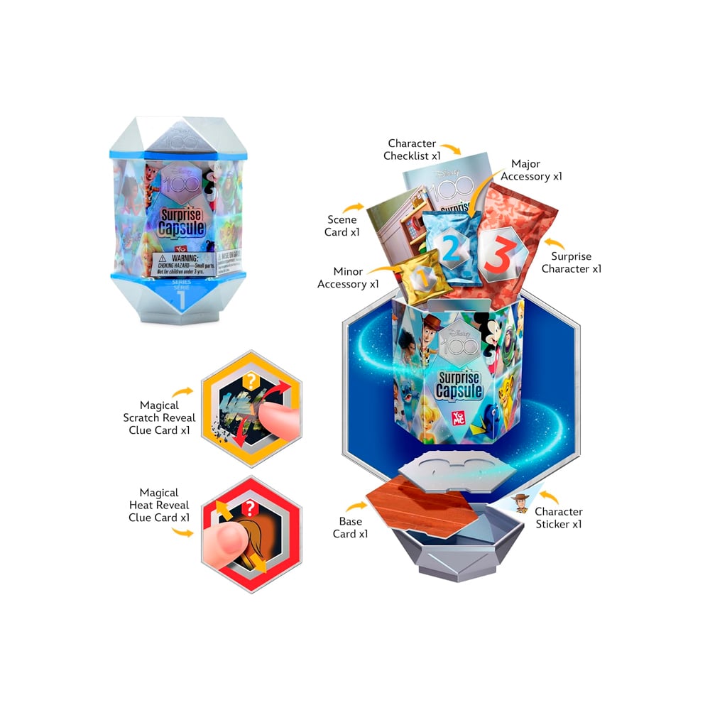 YUME OFFICIAL DISNEY 100 SURPRISE MYSTERY CAPSULES - 2