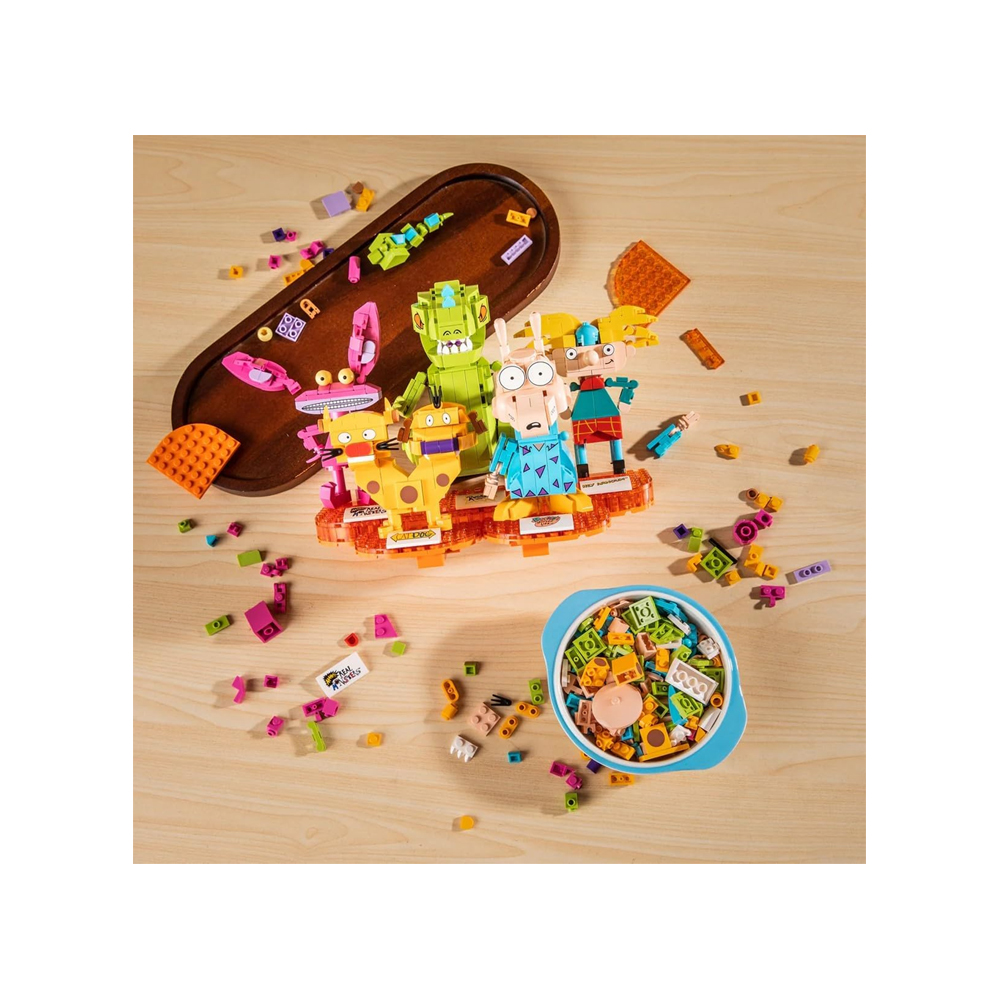 BRICKCRAFT NICKELODEON 90S BRICK BUILDING SET 833 PIEZAS - 2