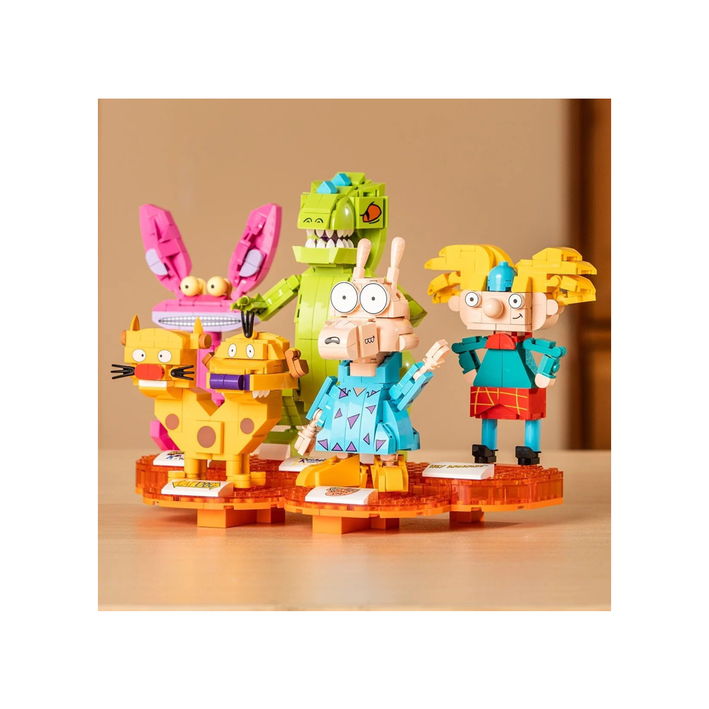 BRICKCRAFT NICKELODEON 90S BRICK BUILDING SET 833 PIEZAS - 3
