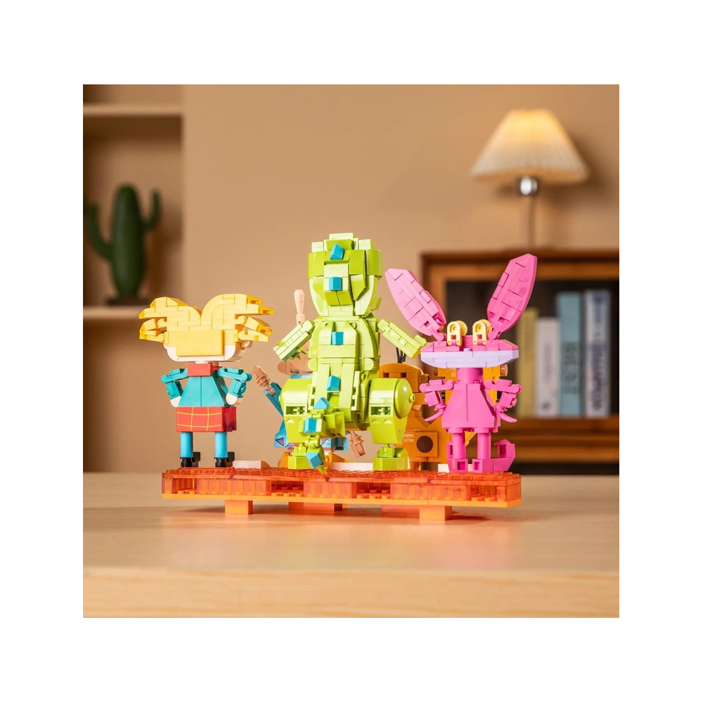 BRICKCRAFT NICKELODEON 90S BRICK BUILDING SET 833 PIEZAS - 4