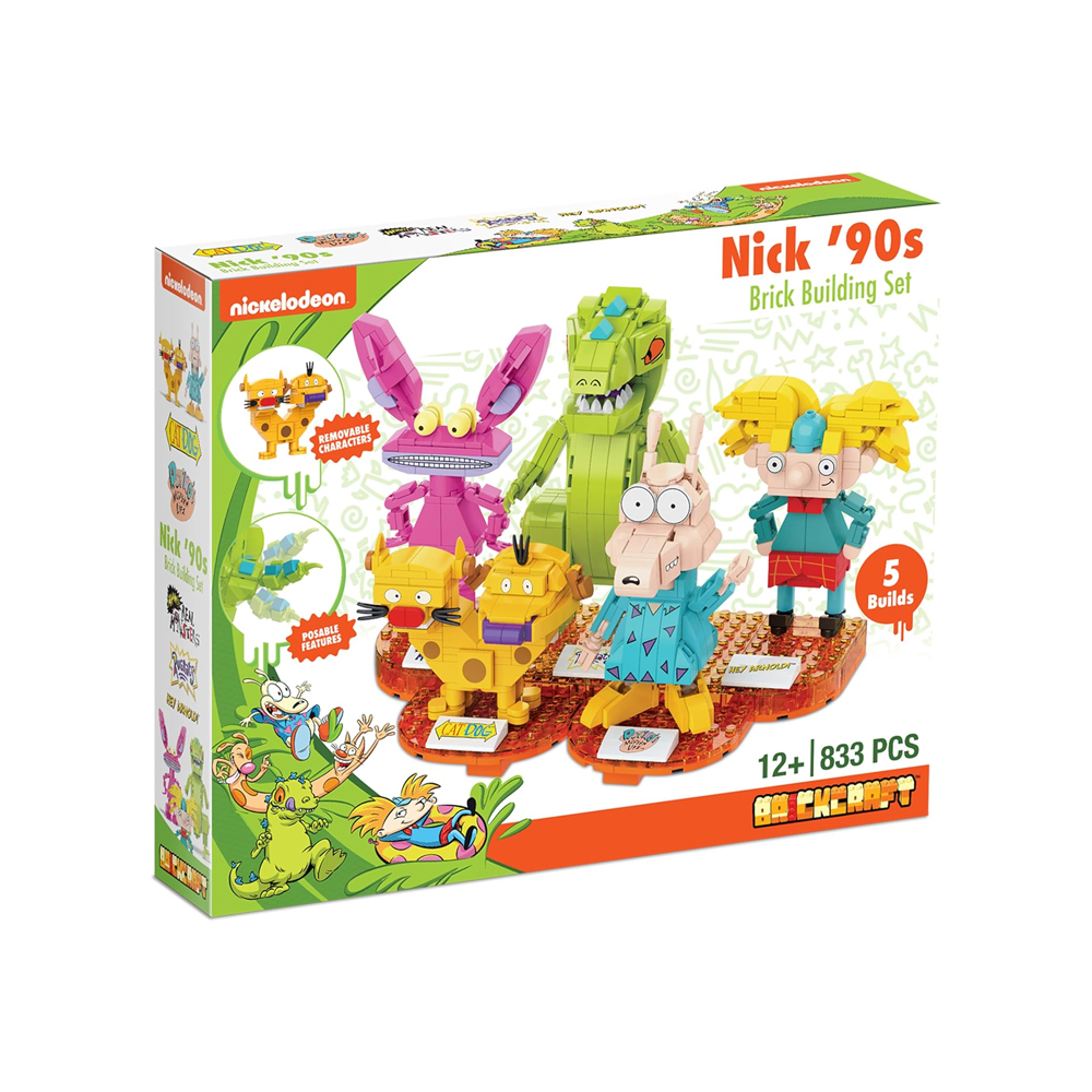 BRICKCRAFT NICKELODEON 90S BRICK BUILDING SET 833 PIEZAS - 6