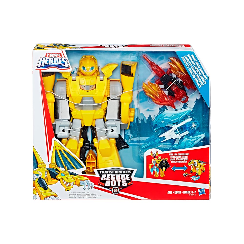 PLAYSKOOL HEROES TRANSFORMERS RESCUE KNIGHT WATCH BUMBLEBEE - 1