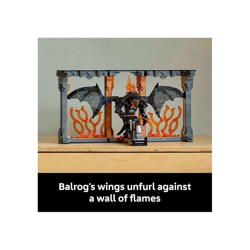 LEGO ICONS THE LORD OF THE RINGS BALROG BOOK NOOK KIT 10367 - 6