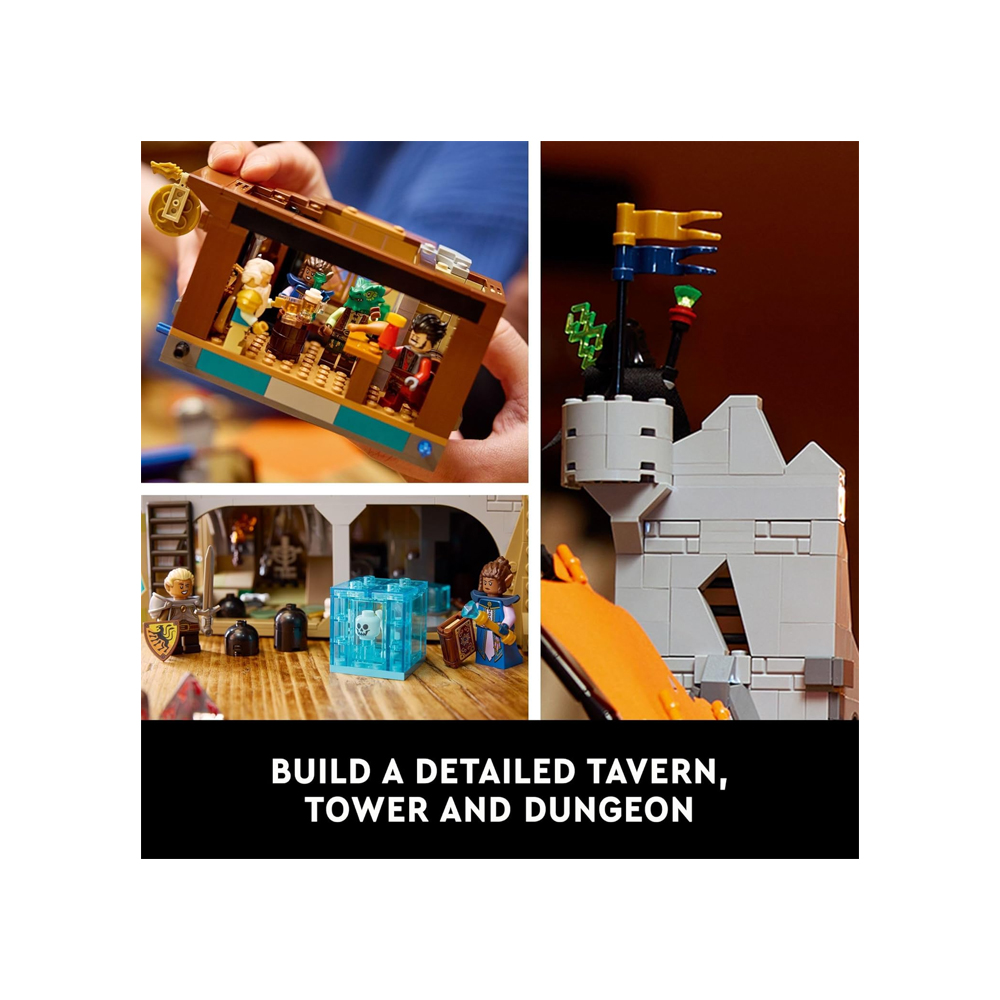 LEGO IDEAS DUNGEONS DRAGONS RED DRAGONS TALE 21348 - 3