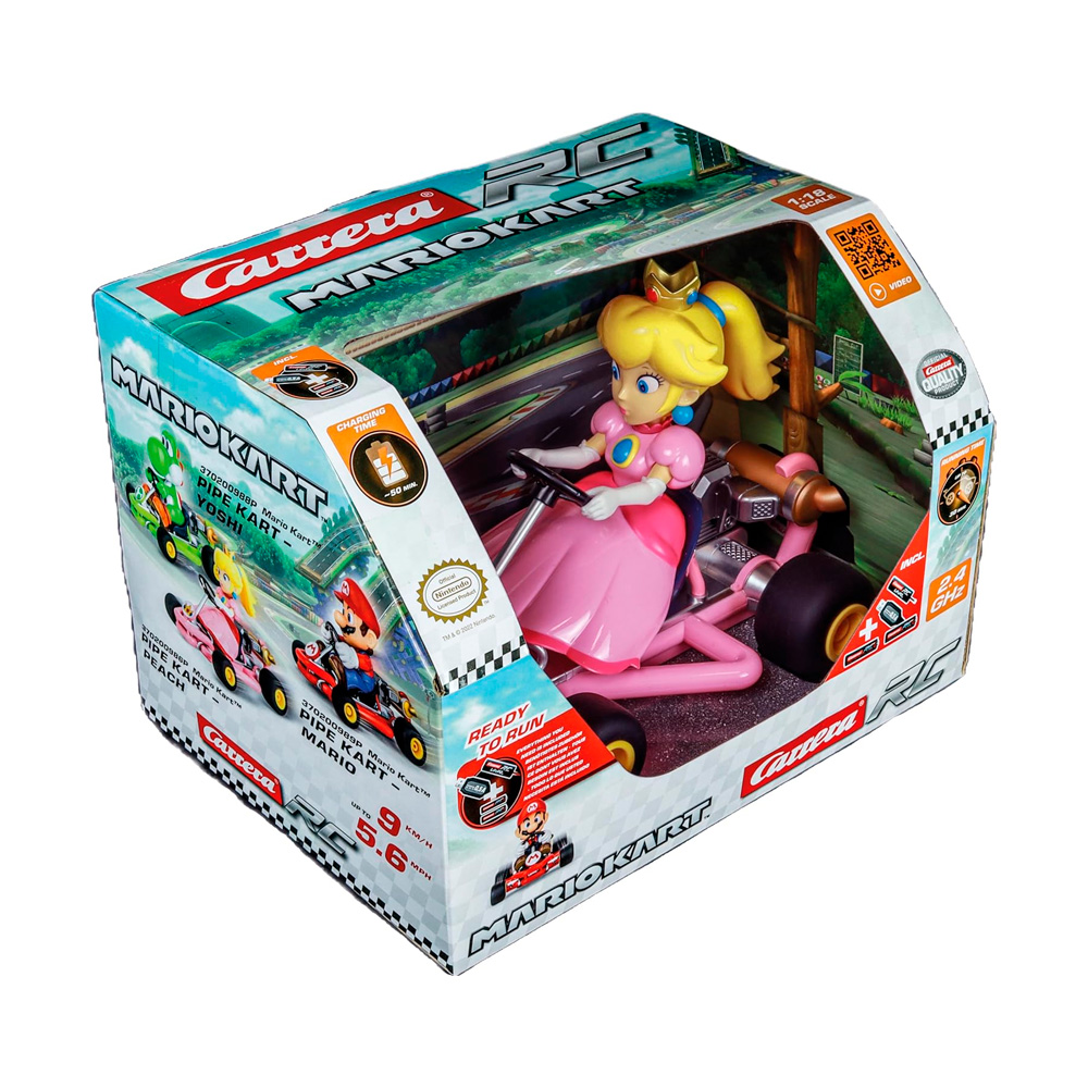 CARRERA RC MARIO KART PIPE KART PEACH - 5