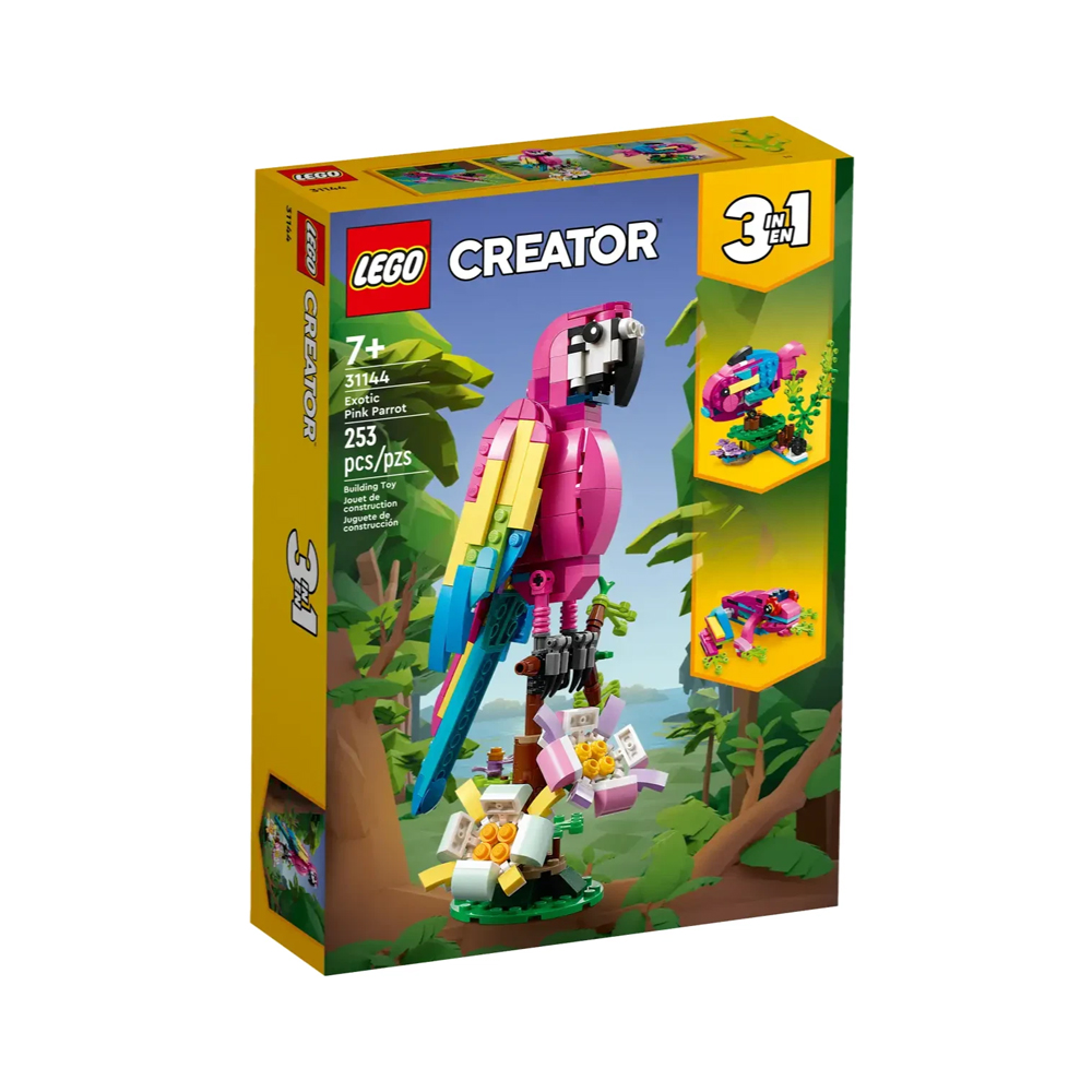 LEGO CREATOR 3 IN 1 EXOTIC PINK PARROT 31144 - 1