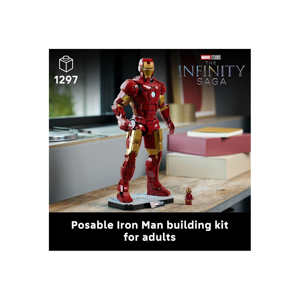 LEGO MARVEL IRON MAN MARK 3 COLLECTORS EDITION 76344 - 4