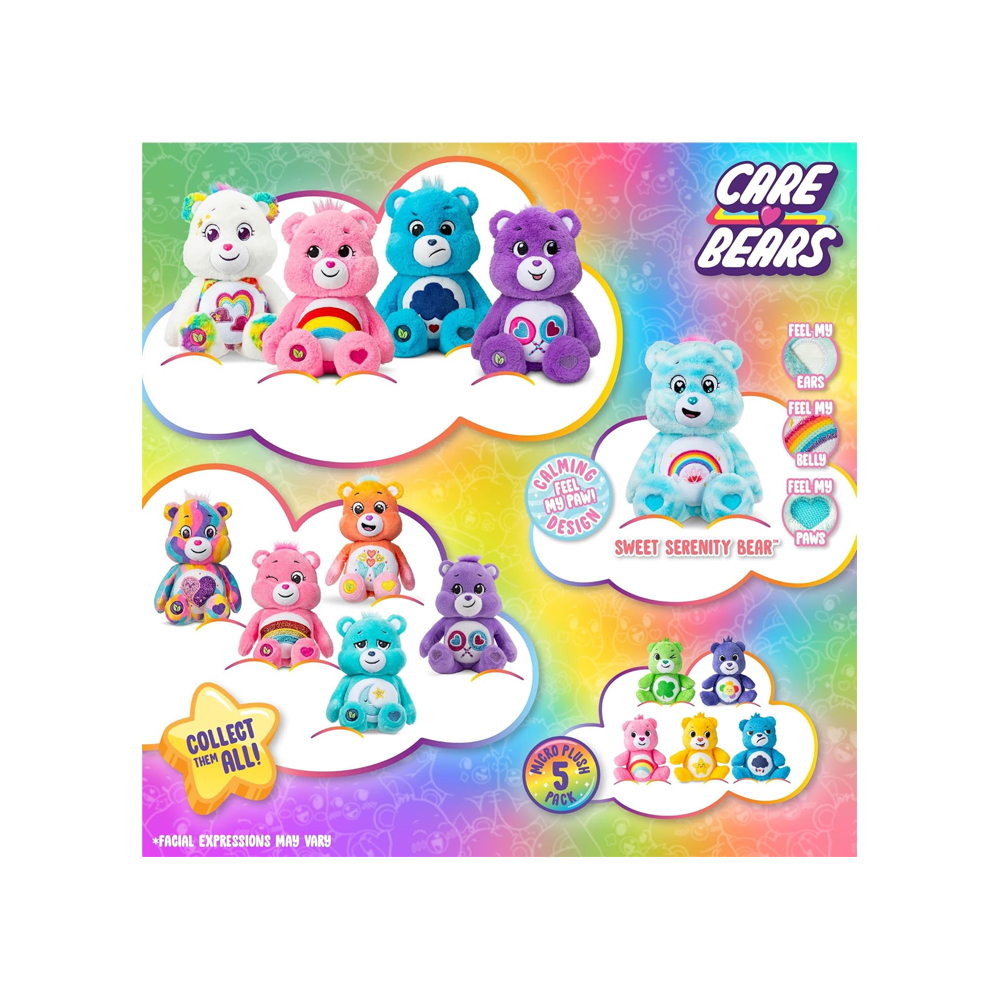 PELUCHE CARE BEARS BRILLANTE OSO PARA DORMIR 23 CM - 6