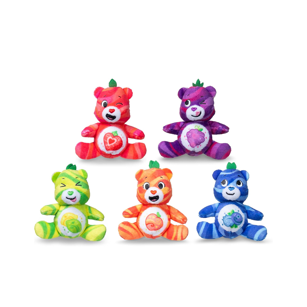PAQUETE DE 5 MICRO TEENIES OSOS CARIÑOSITOS AMIGOS DE FRUTA - 3