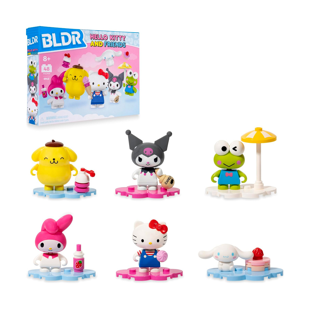 FIGURAS BLDR HELLO KITTY AND FRIENDS KUROMI - 1