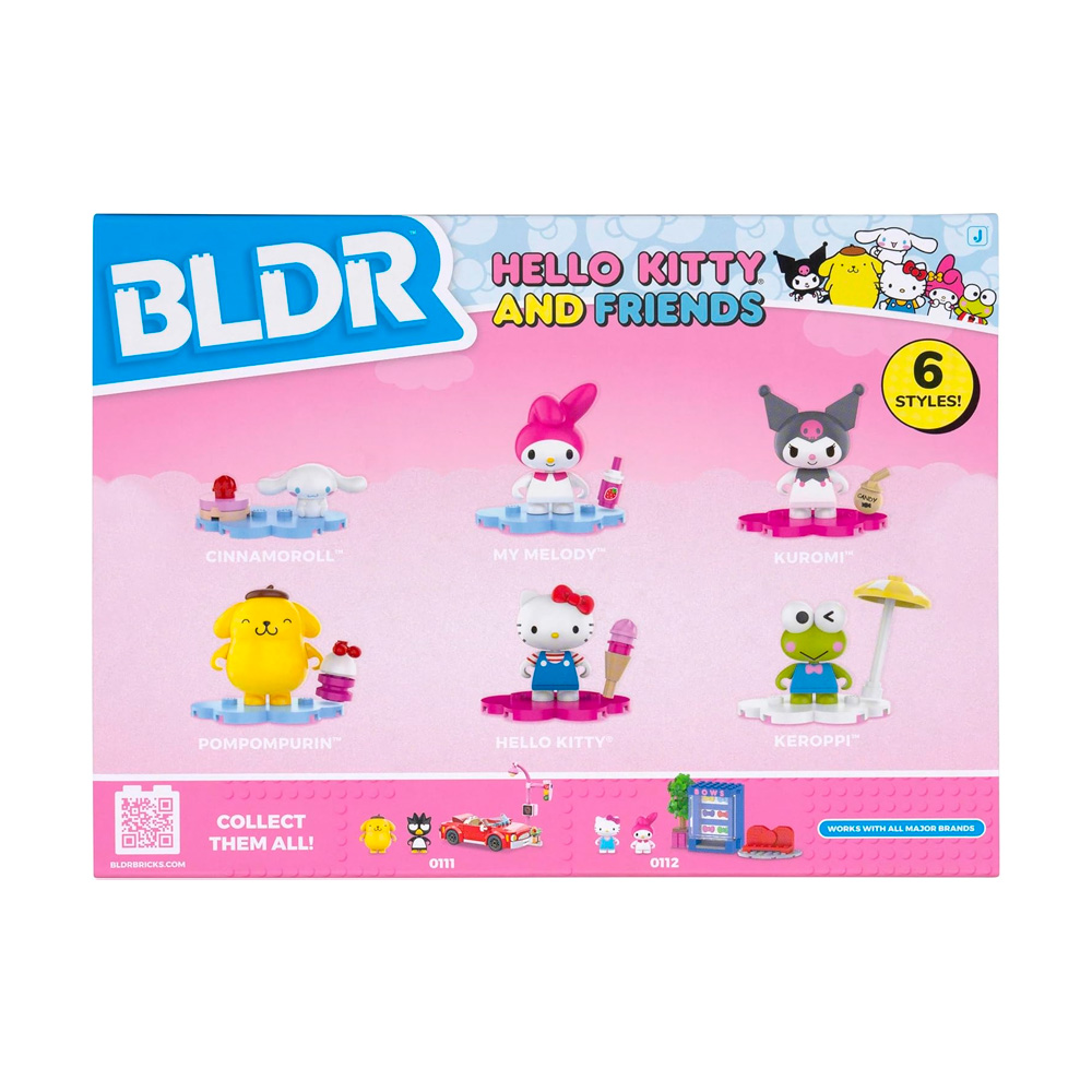 FIGURAS BLDR HELLO KITTY AND FRIENDS KUROMI - 3