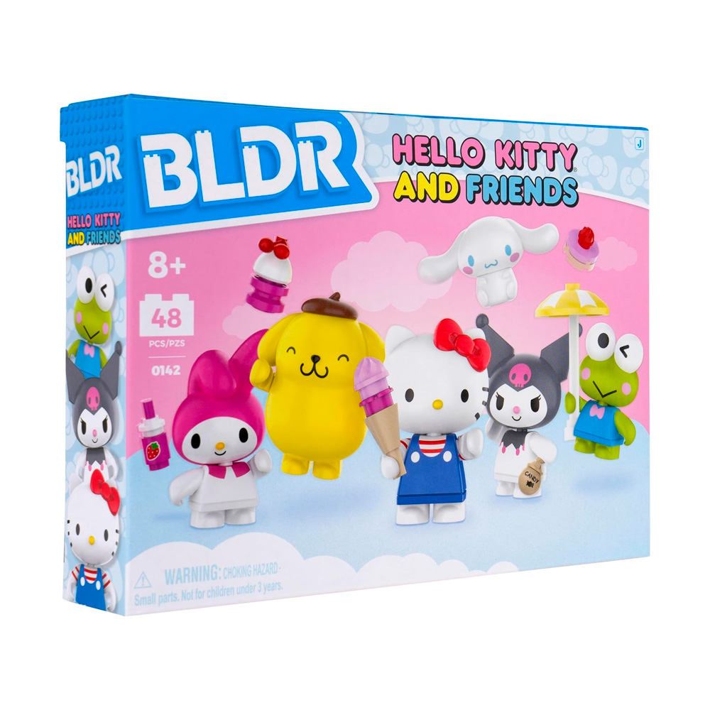 FIGURAS BLDR HELLO KITTY AND FRIENDS KUROMI - 4
