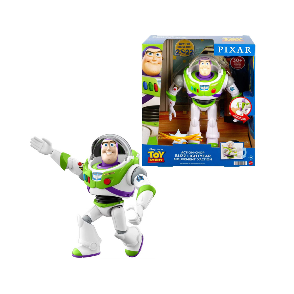DISNEY TOY STORY ACTION CHOP BUZZ LIGHTYEAR INGLES USA - 1