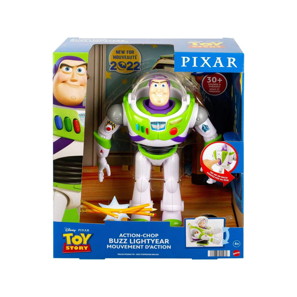 DISNEY TOY STORY ACTION CHOP BUZZ LIGHTYEAR INGLES USA - 6