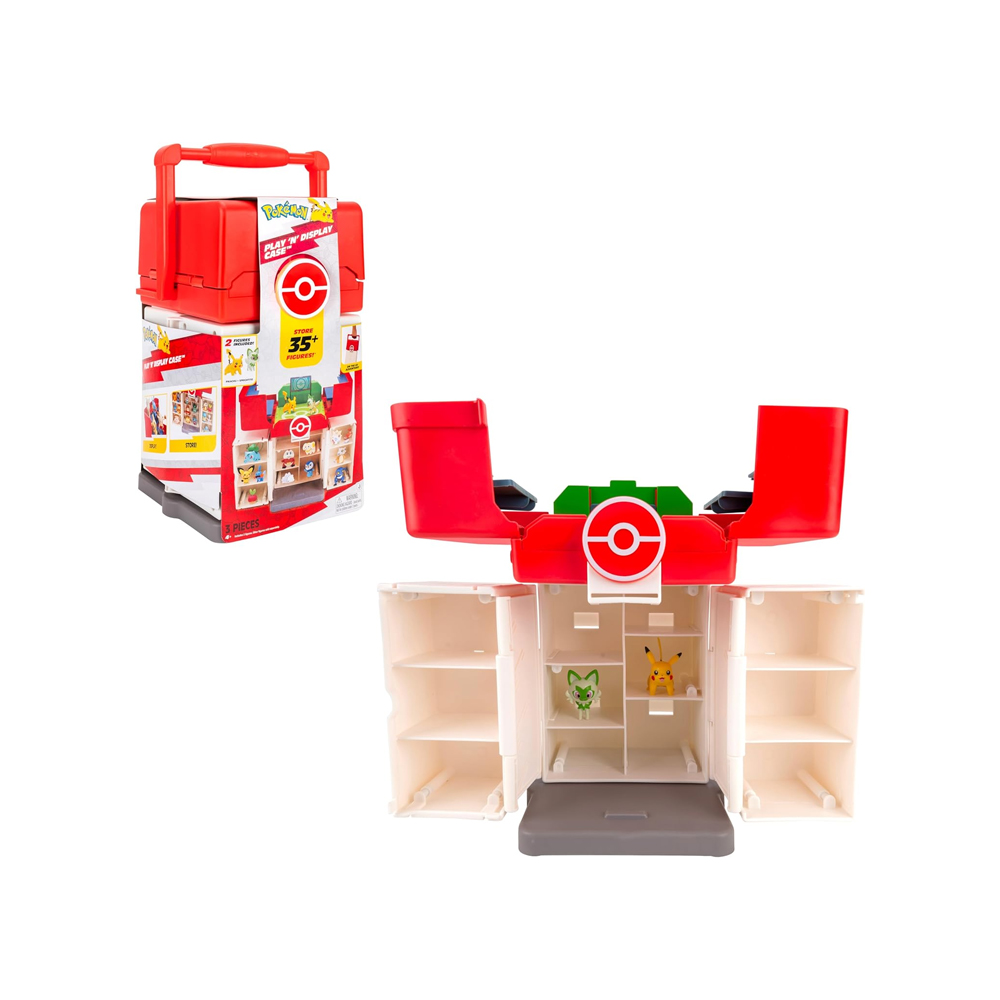 JAZWARES POKEMON PLAY N DISPLAY CASE MULTI LEVEL - 1