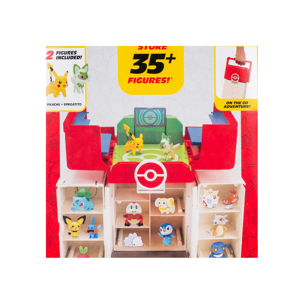 JAZWARES POKEMON PLAY N DISPLAY CASE MULTI LEVEL - 5