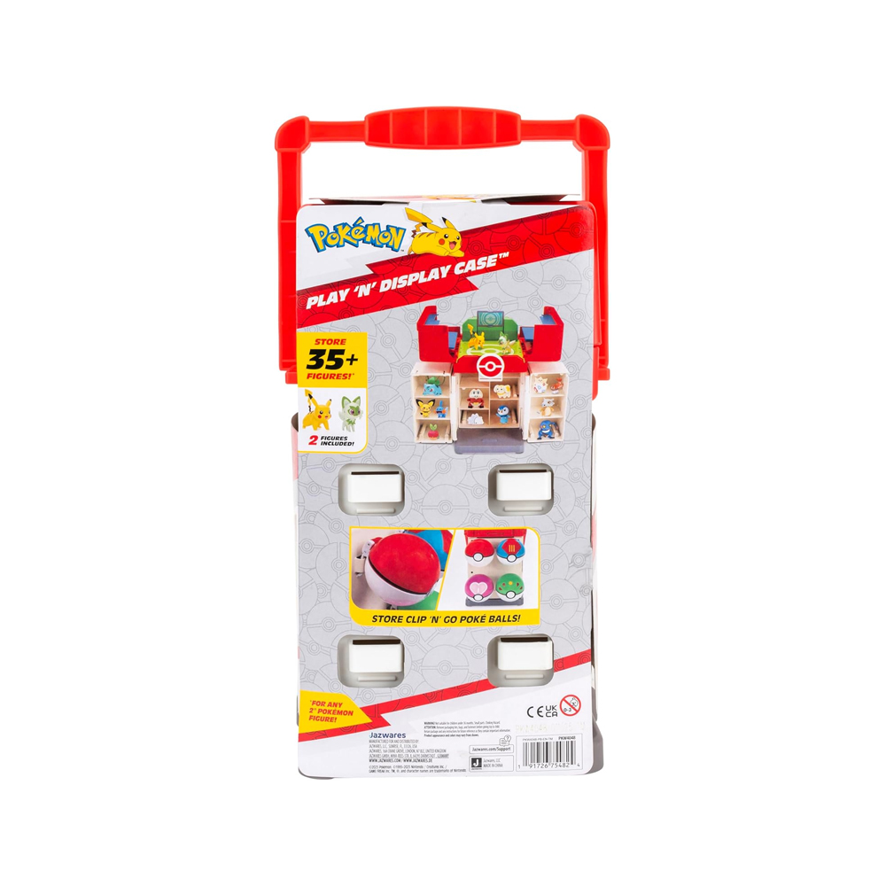 JAZWARES POKEMON PLAY N DISPLAY CASE MULTI LEVEL - 6
