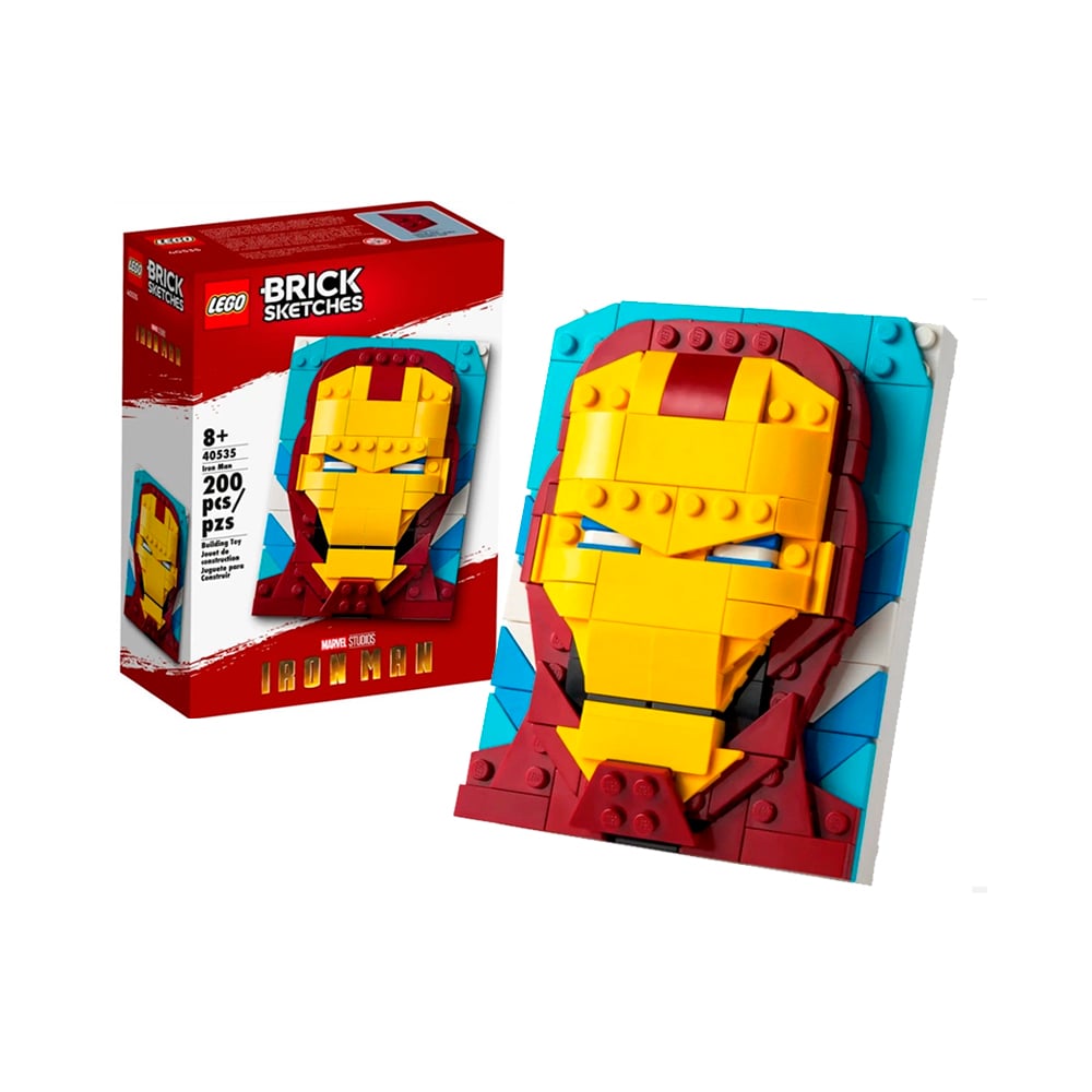 LEGO BRICK SKETCHES MARVEL IRON MAN 40535 - 1