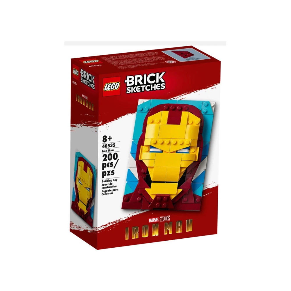 LEGO BRICK SKETCHES MARVEL IRON MAN 40535 - 5