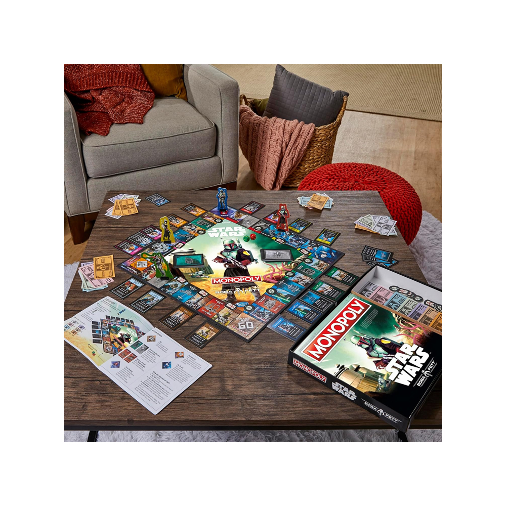 MONOPOLY HASBRO STAR WARS BOBA FETT EXCLUSIVO USA - 4