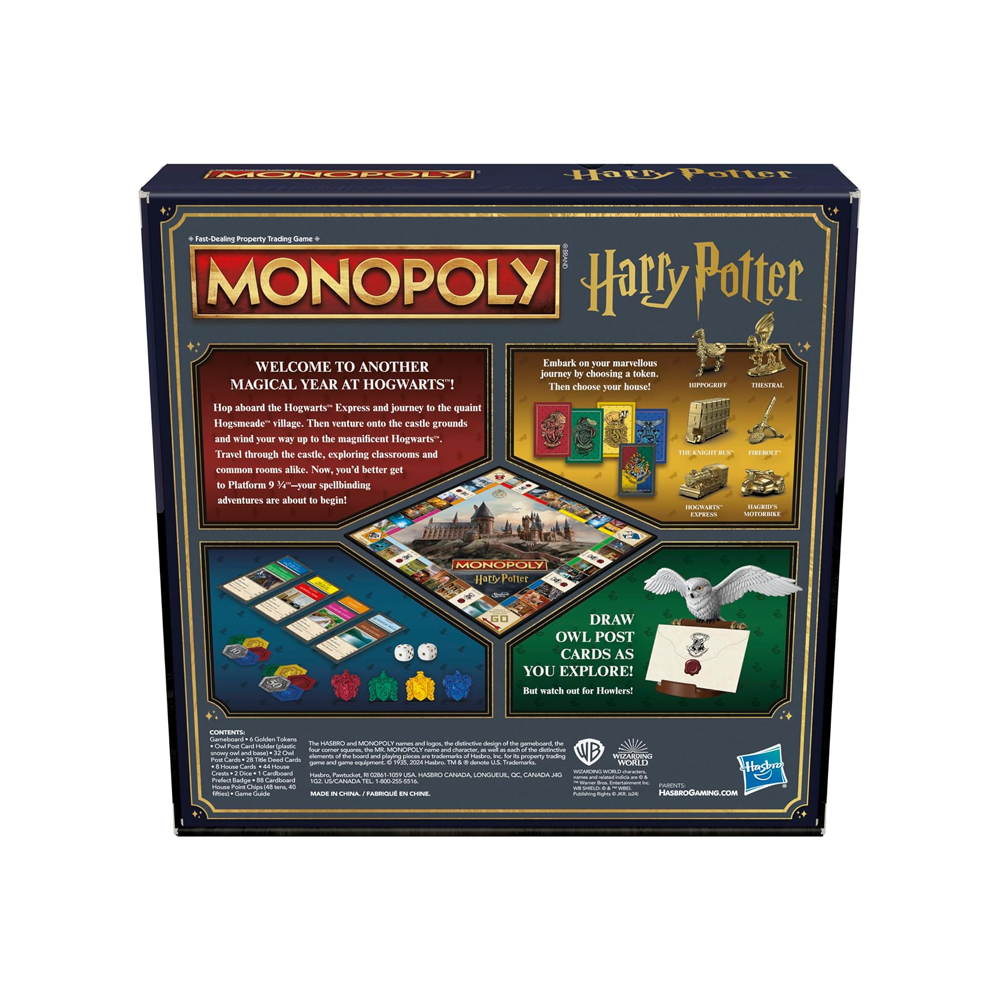 MONOPOLY HASBRO HARRY POTTER EXCLUSIVO USA - 6