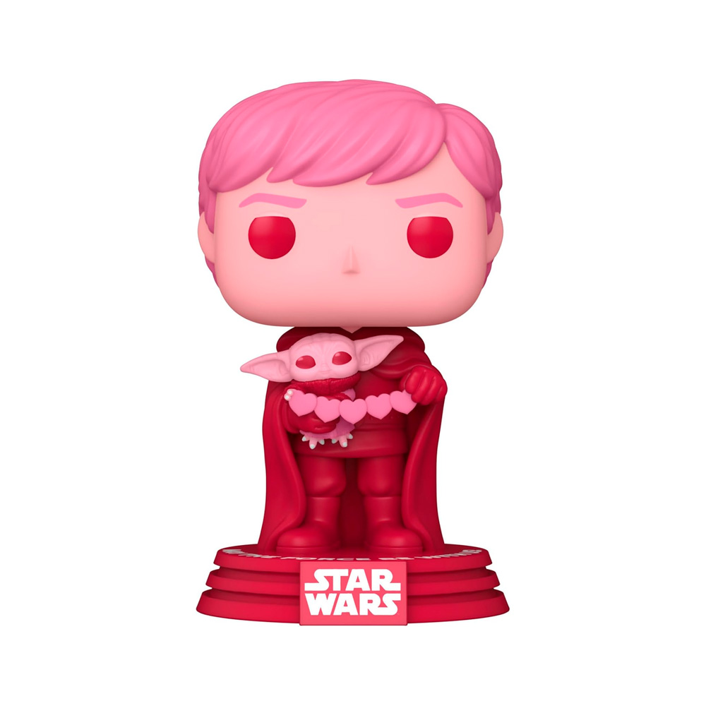 FUNKO POP 494 STAR WARS VALENTINES LUKE SKYWALKER GROGU - 2