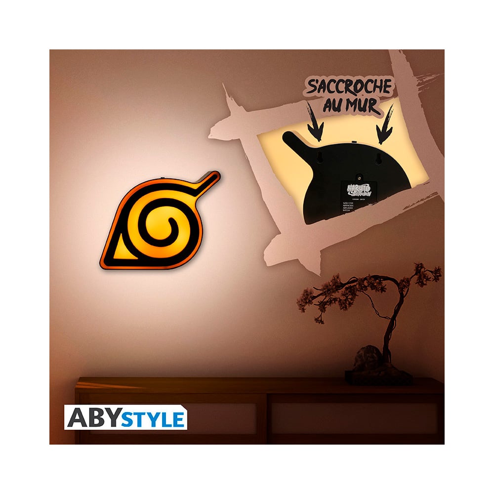 NARUTO SHIPPUDEN KONOHA LAMPARA ABYSTYLE - 5